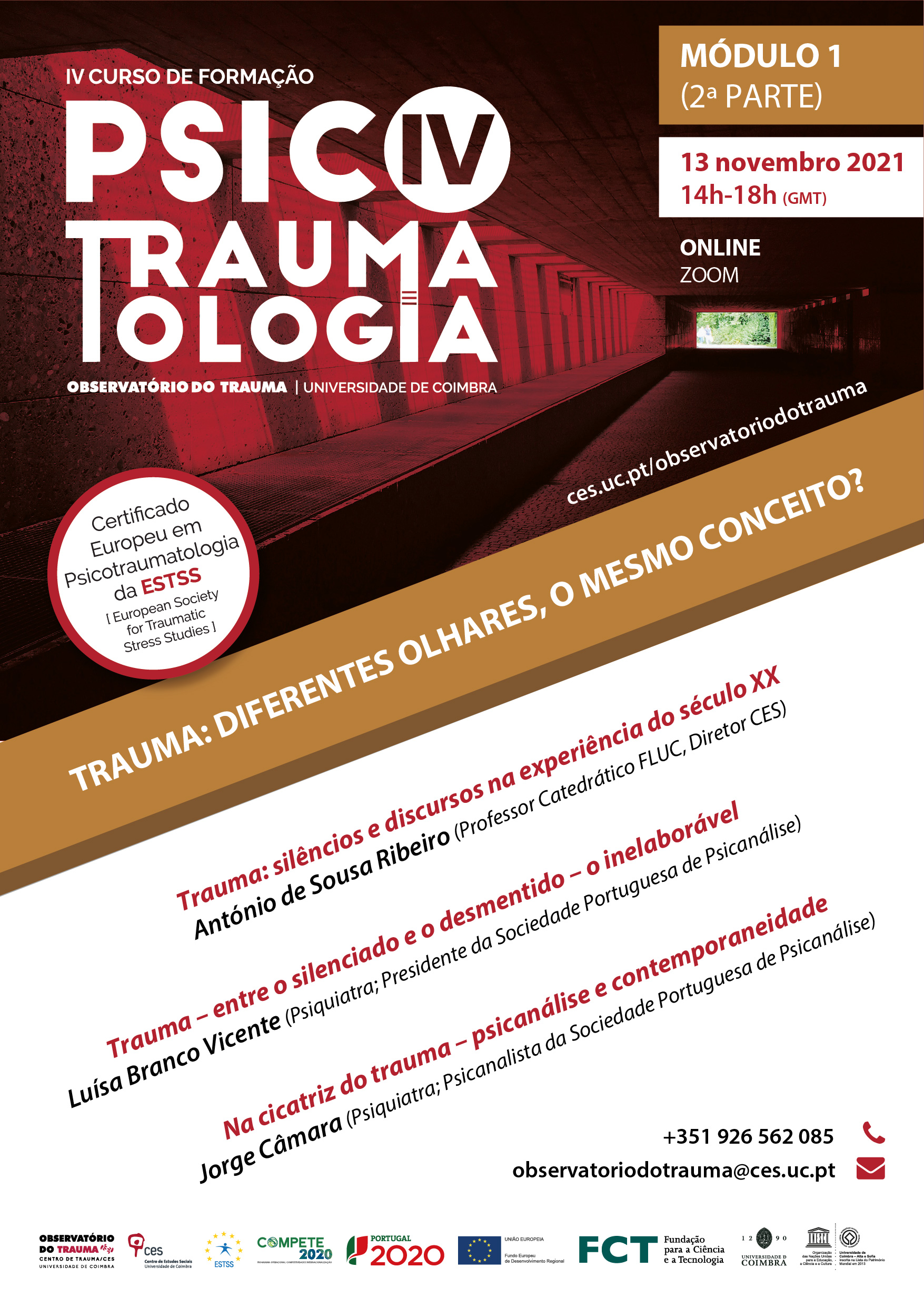 Trauma: diferentes olhares, o mesmo conceito? (2.ª parte)<span id="edit_36149"><script>$(function() { $('#edit_36149').load( "/myces/user/editobj.php?tipo=evento&id=36149" ); });</script></span>