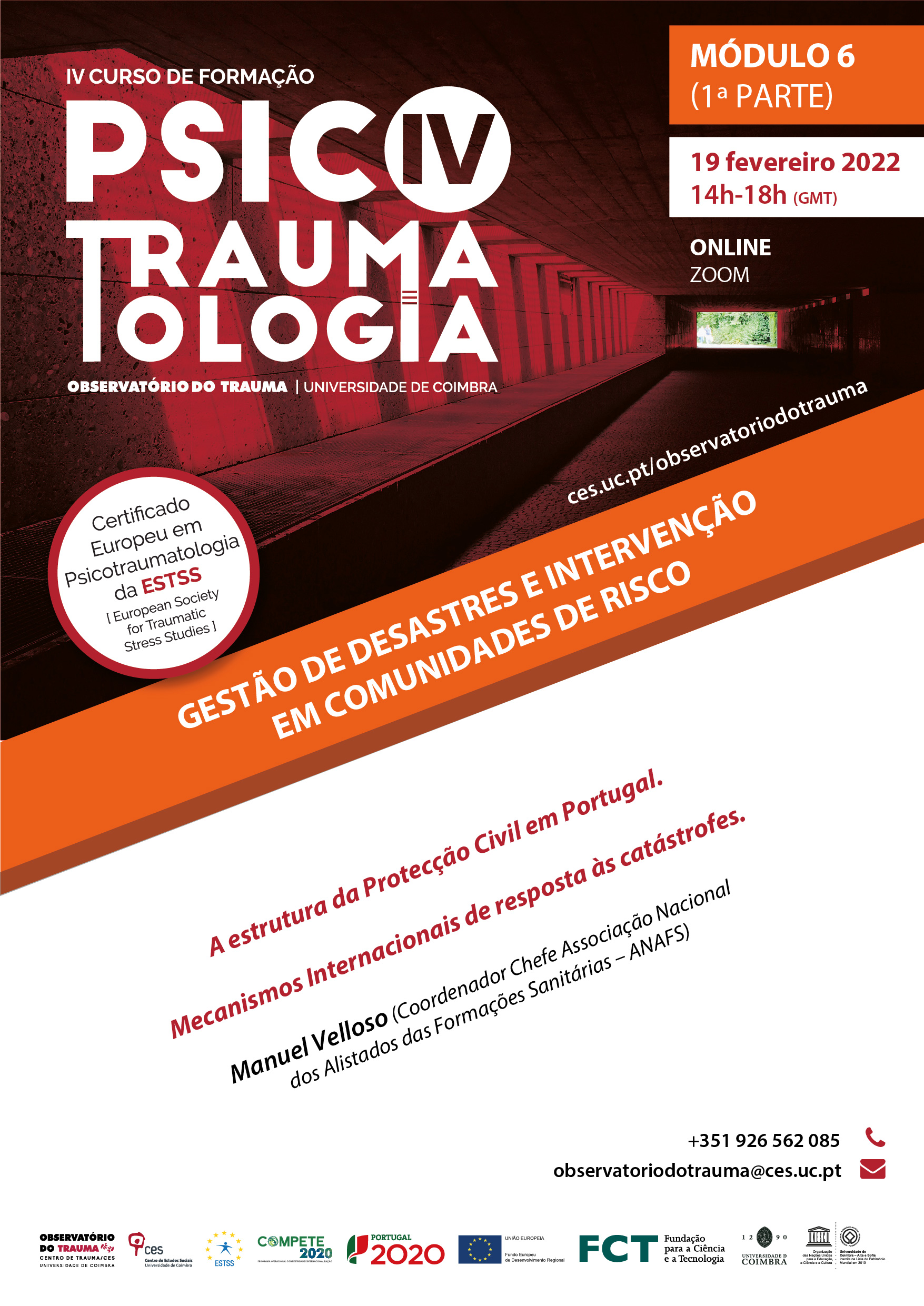 Gestão de desastres e intervenção em comunidades de risco (1.ª parte)<span id="edit_37502"><script>$(function() { $('#edit_37502').load( "/myces/user/editobj.php?tipo=evento&id=37502" ); });</script></span>