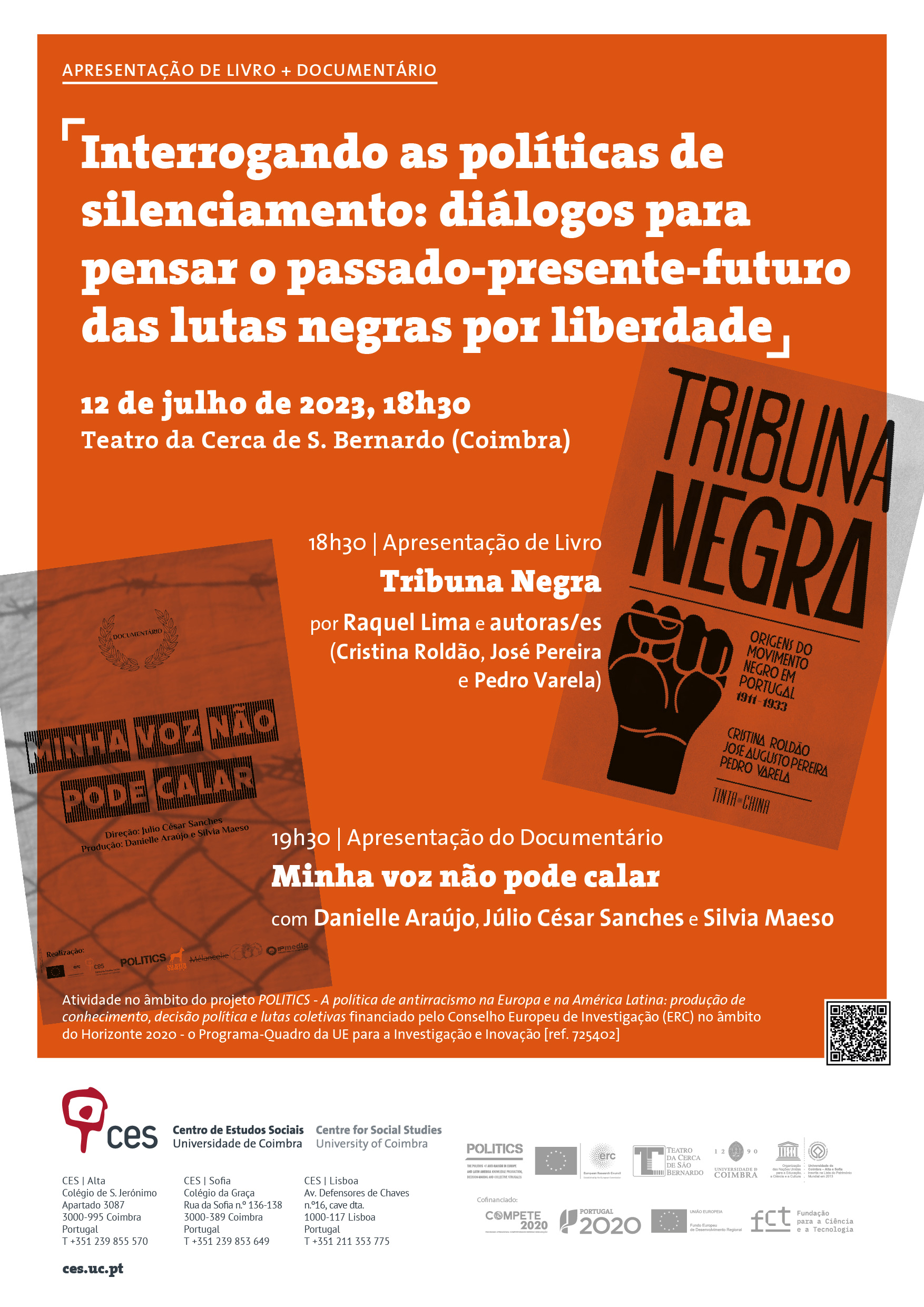 Interrogando as políticas de silenciamento: diálogos para pensar o passado-presente-futuro das lutas negras por liberdade<span id="edit_43557"><script>$(function() { $('#edit_43557').load( "/myces/user/editobj.php?tipo=evento&id=43557" ); });</script></span>