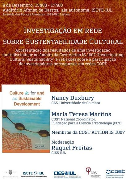 Investigação em Rede sobre Sustentabilidade Cultural<span id="edit_13116"><script>$(function() { $('#edit_13116').load( "/myces/user/editobj.php?tipo=evento&id=13116" ); });</script></span>