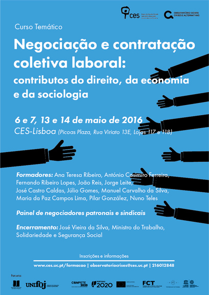 Collective Negotiation and Bargaining in Labour: contributions of law, economics and sociology<span id="edit_13738"><script>$(function() { $('#edit_13738').load( "/myces/user/editobj.php?tipo=evento&id=13738" ); });</script></span>