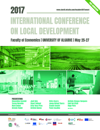 International Conference on Local Development 2017<span id="edit_16401"><script>$(function() { $('#edit_16401').load( "/myces/user/editobj.php?tipo=evento&id=16401" ); });</script></span>