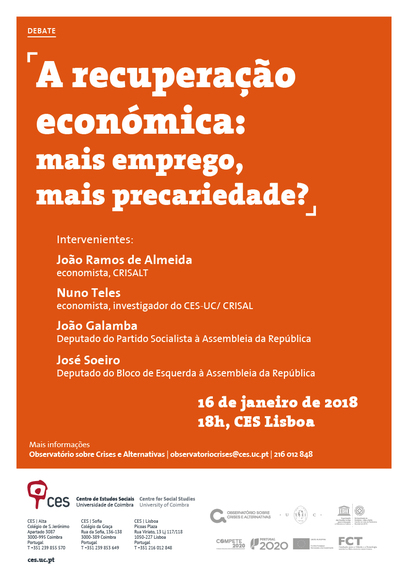 A recuperação económica: mais emprego, mais precariedade?<span id="edit_18971"><script>$(function() { $('#edit_18971').load( "/myces/user/editobj.php?tipo=evento&id=18971" ); });</script></span>