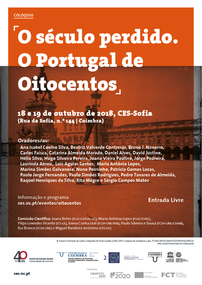 The lost century. Nineteenth-century Portugal<span id="edit_19830"><script>$(function() { $('#edit_19830').load( "/myces/user/editobj.php?tipo=evento&id=19830" ); });</script></span>