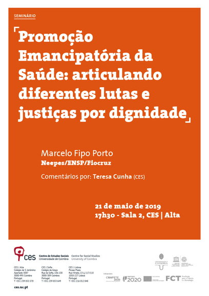 Promoting Emancipatory Health: articulating different struggles and justice for dignity<span id="edit_24945"><script>$(function() { $('#edit_24945').load( "/myces/user/editobj.php?tipo=evento&id=24945" ); });</script></span>