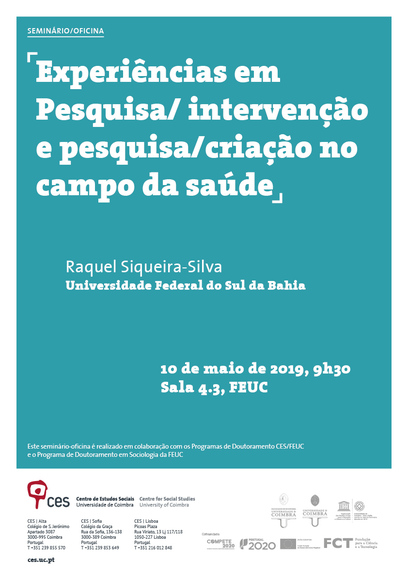 Experiências em Pesquisa/ intervenção e pesquisa/criação no campo da saúde<span id="edit_25155"><script>$(function() { $('#edit_25155').load( "/myces/user/editobj.php?tipo=evento&id=25155" ); });</script></span>