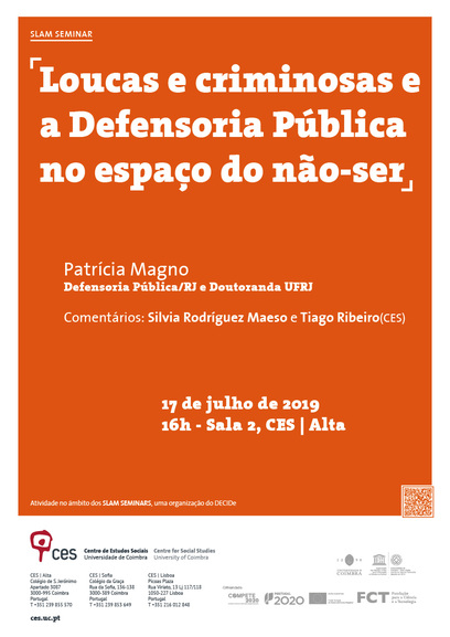 Loucas e criminosas e a Defensoria Pública no espaço do não-ser <span id="edit_25733"><script>$(function() { $('#edit_25733').load( "/myces/user/editobj.php?tipo=evento&id=25733" ); });</script></span>